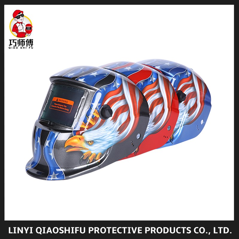 Colorful Decal Paint Auto Dimming Welding helmet Auto Darkening Welding helmet