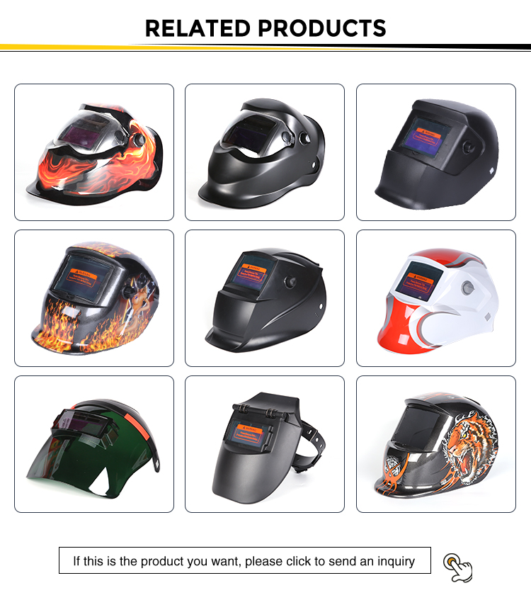 Colorful Decal Paint Auto Dimming Welding helmet Auto Darkening Welding helmet(图3)